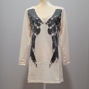 Angel Wing Tunic/dress Sweater Sz. S